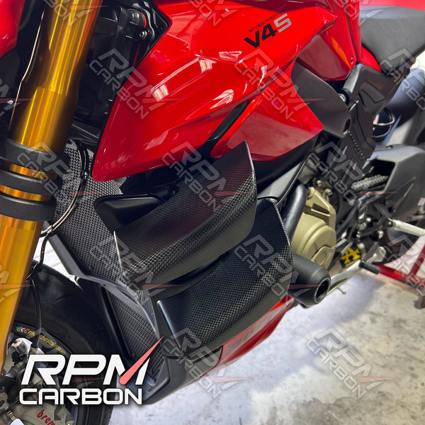 Ducati Streetfighter V4 2020+ Carbon Fiber Upper Winglets