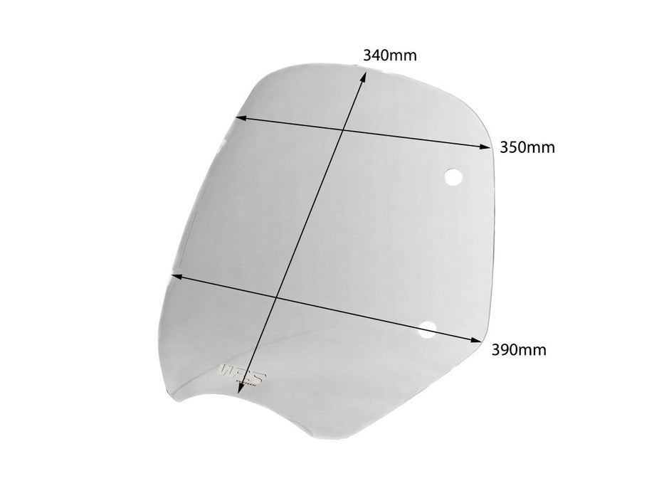 BMW R1200R 2007-2014 TOURING WINDSCREEN ORIGINAL PROFILE