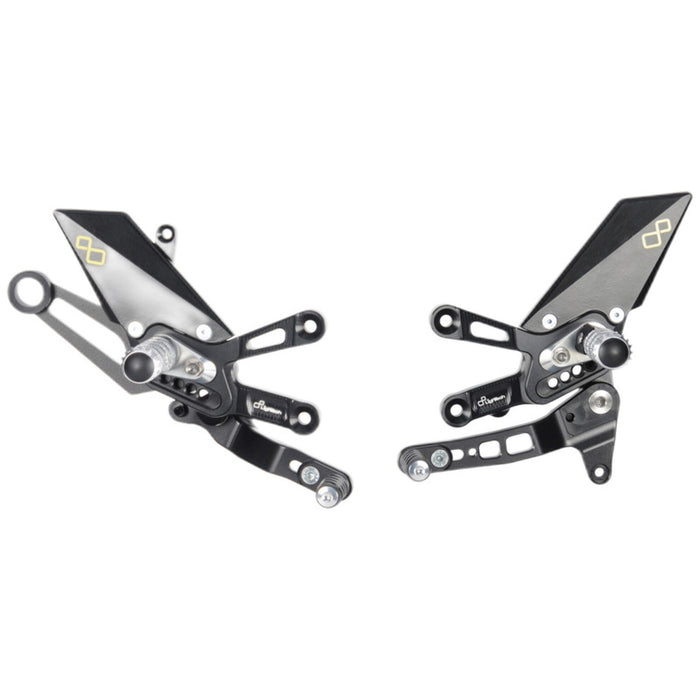 Aprilia RSV4 RF / RR / 1100 FACTORY / TUONO V4 / 1100 FACTORY 2019+ Adjustable Rearsets