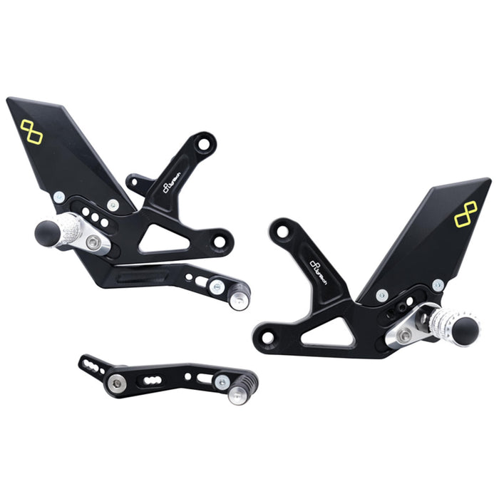 TRIUMPH SPEED TRIPLE RS 1200 / RR 1200 2021-2024 Adjustable Rearsets