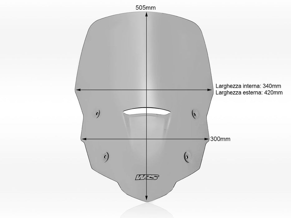 HONDA XL 750 TRANSALP 2023-2024 WINDSCREEN CAPONORD