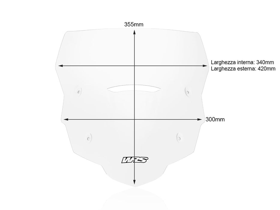 HONDA XL 750 TRANSALP 2023-2024 WINDSCREEN SPORT