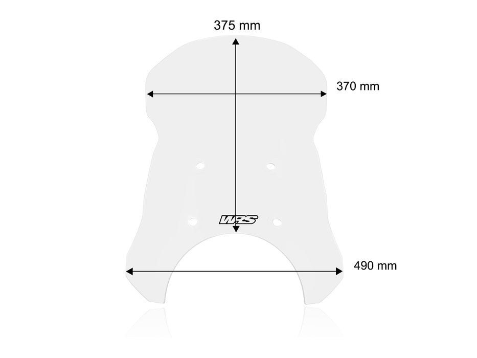 ROYAL ENFIELD HIMALAYAN 450 2024 WINDSCREEN CAPONOROD