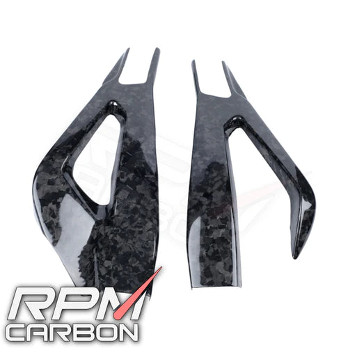 BMW S1000RR 2020+ CARBON FIBER SWINGARM COVERS PROTECTORS STYLE A