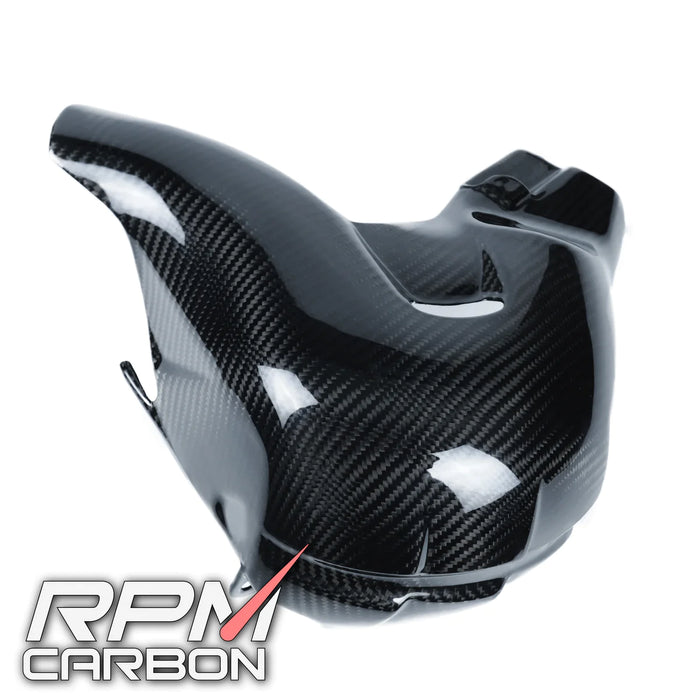 Ducati Panigale V4 Streetfighter V4 2021+ Carbon Fiber Exhaust Cover (Euro 5 only)