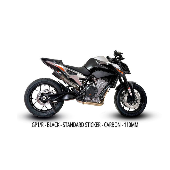 KTM 790 DUKE 2018+ Hi Slung Decat Exhaust System